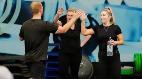 Train with people who lift you up